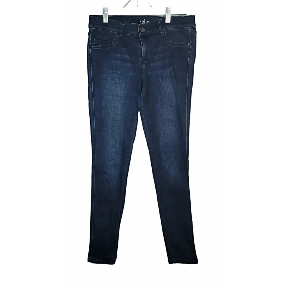 Soho Jean Dark Blue Jean Leggings Size 6
